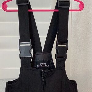Sport Essentials Black Kids Overalls